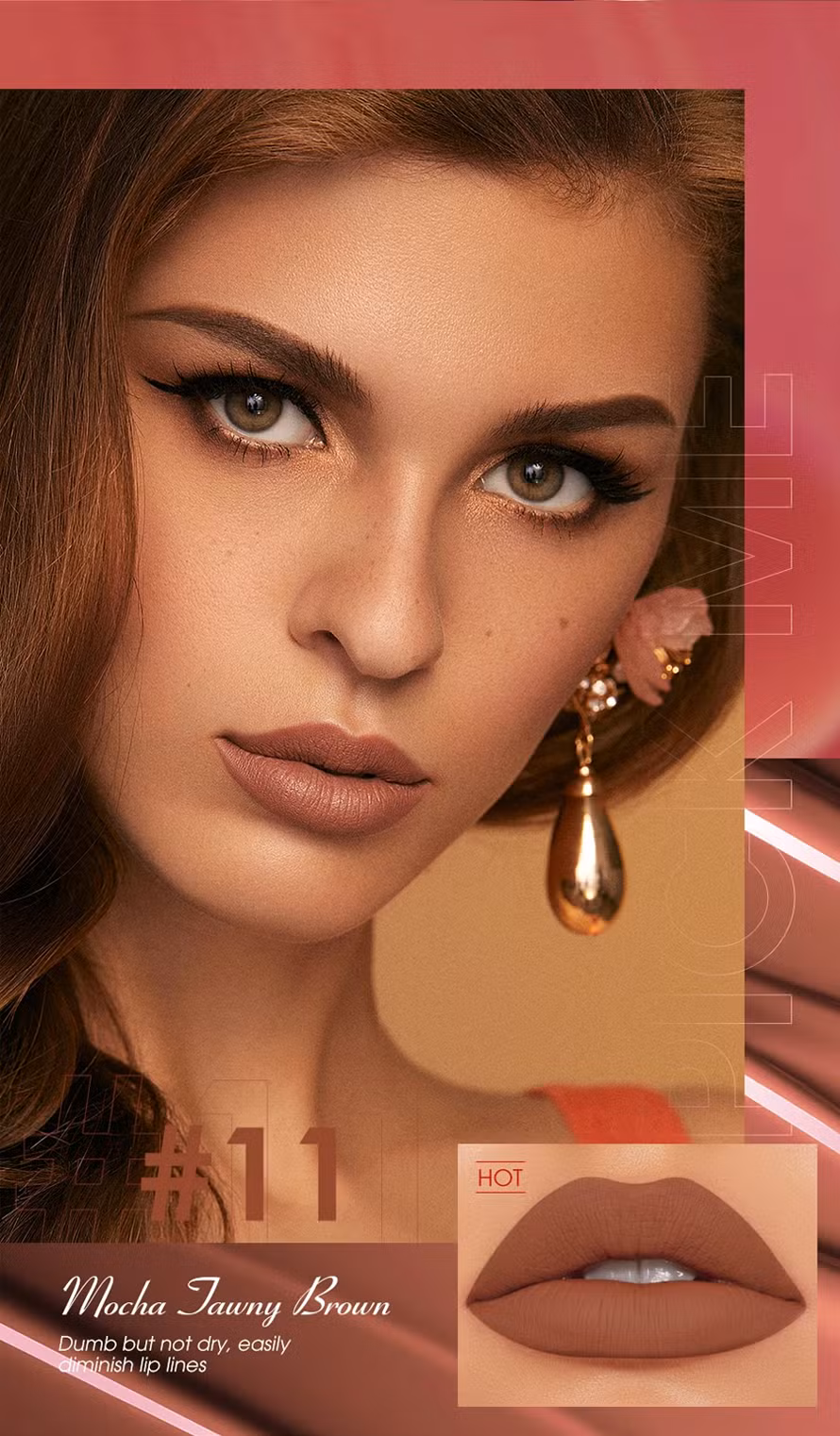 Ditong Favorites Share Download Product Catalog Customized Make up Lipstick Matte Style Lipstick Cosmetics