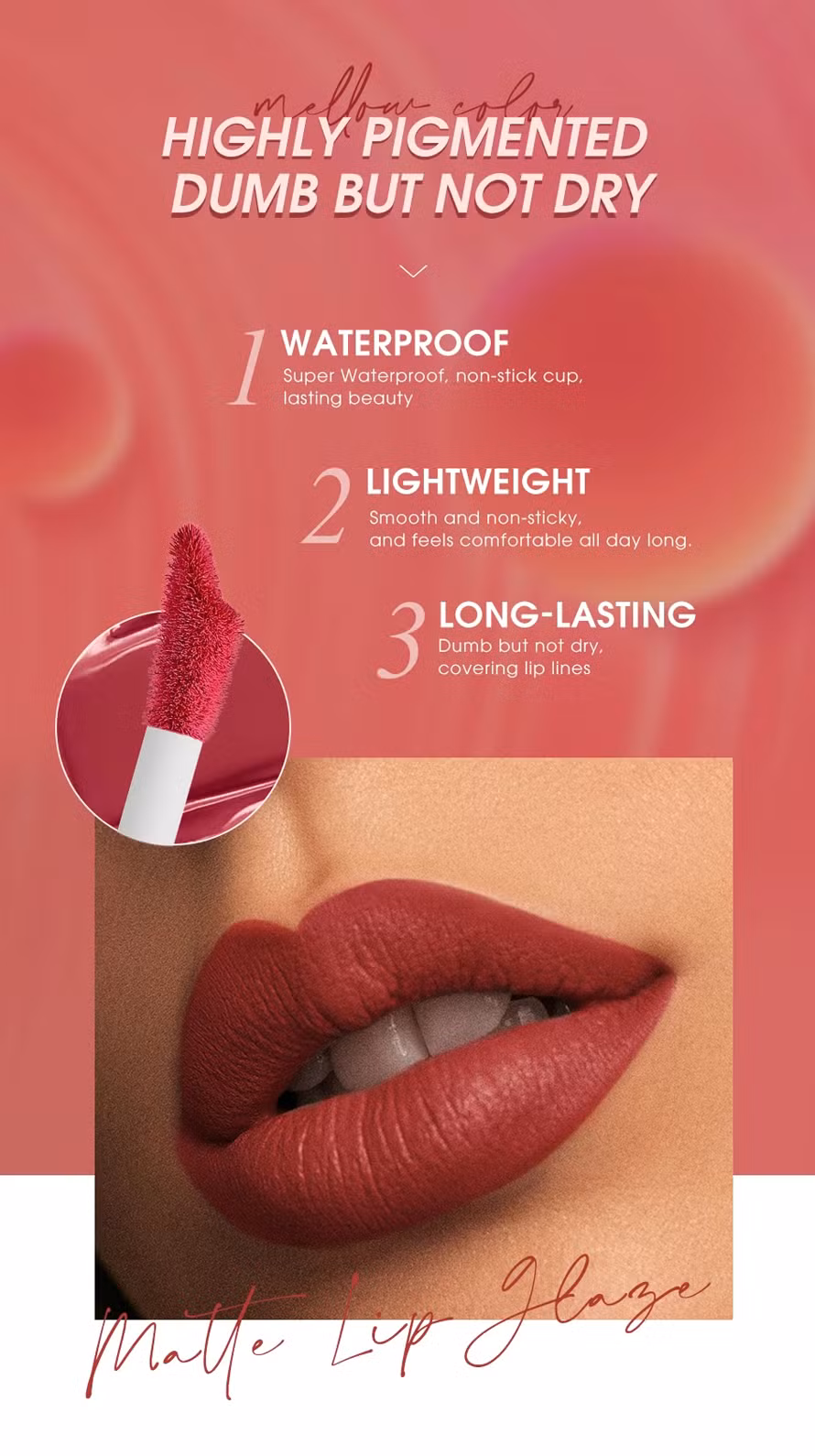 Ditong Favorites Share Download Product Catalog Customized Make up Lipstick Matte Style Lipstick Cosmetics