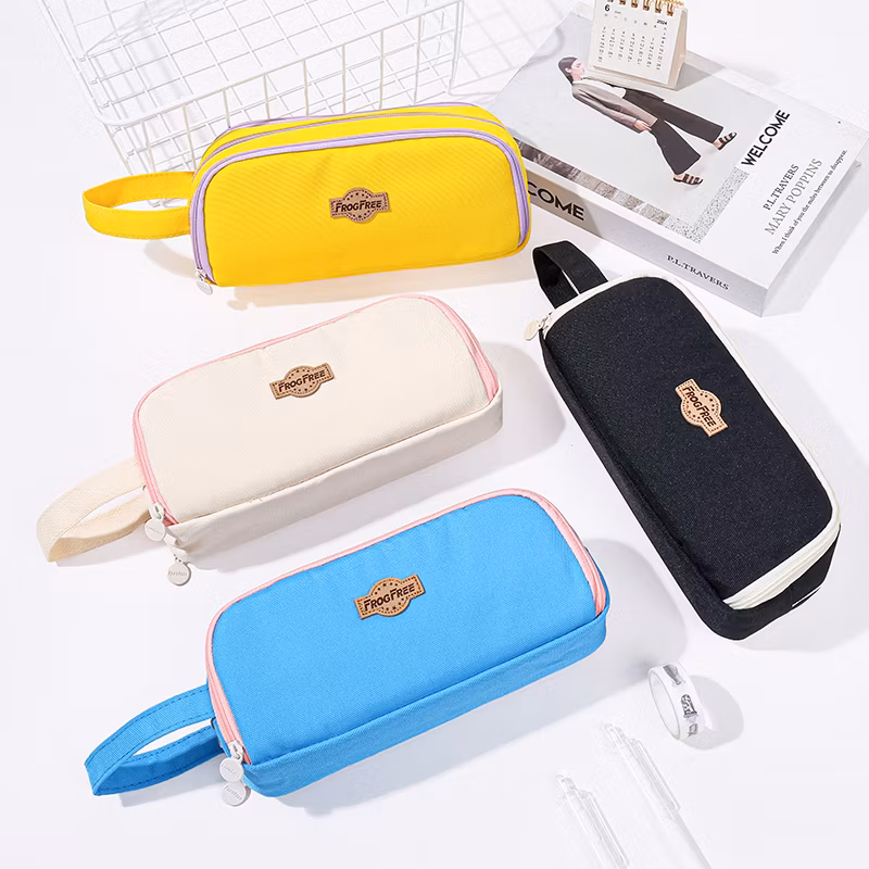 Custom Pencil Cases Large Capacity School Pencil Bags Boys Girls High Appearance Level Student Pen Pencil Pouch Case Bags