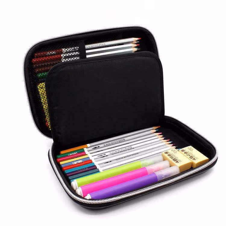 Custom Capacity Students 3D Hard Zip Zipper Case Pencil EVA Case
