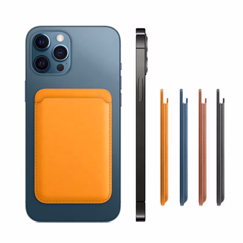 High Quality Magnetic Leather TPU Phone Cover for 12 to 15 PRO Max Card Phone Case