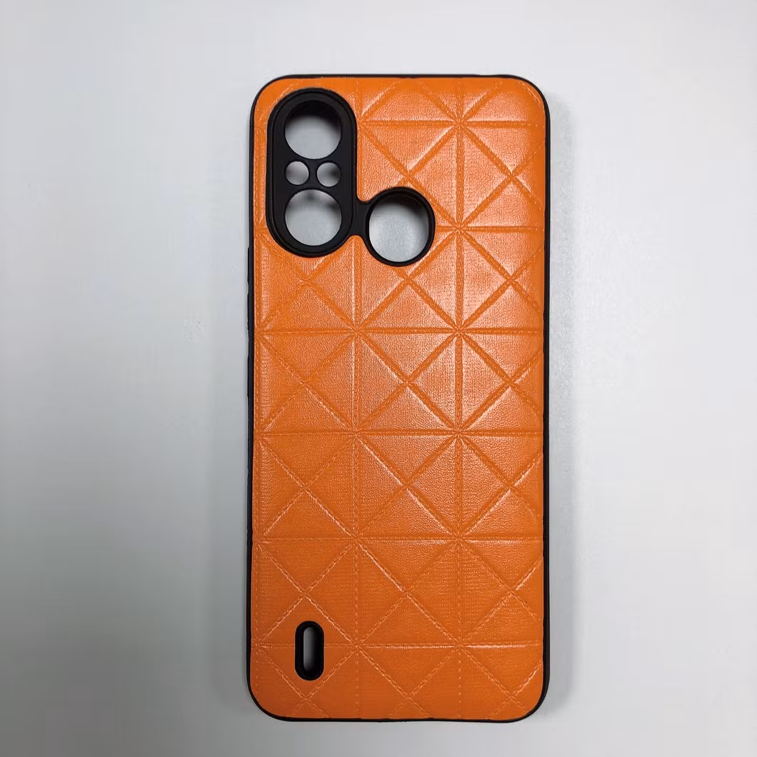 Coloured Leather TPU Back Cover for Samsung A24 A34 A54 Phone Case
