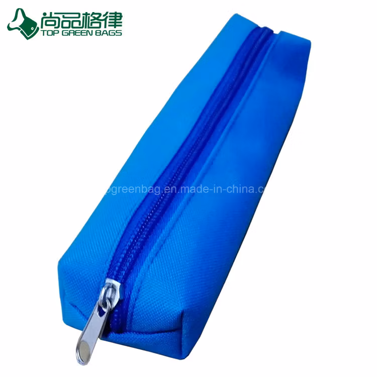 Polyester Fancy Pen Holder Cute Zippered Kids Pencil Bag Case