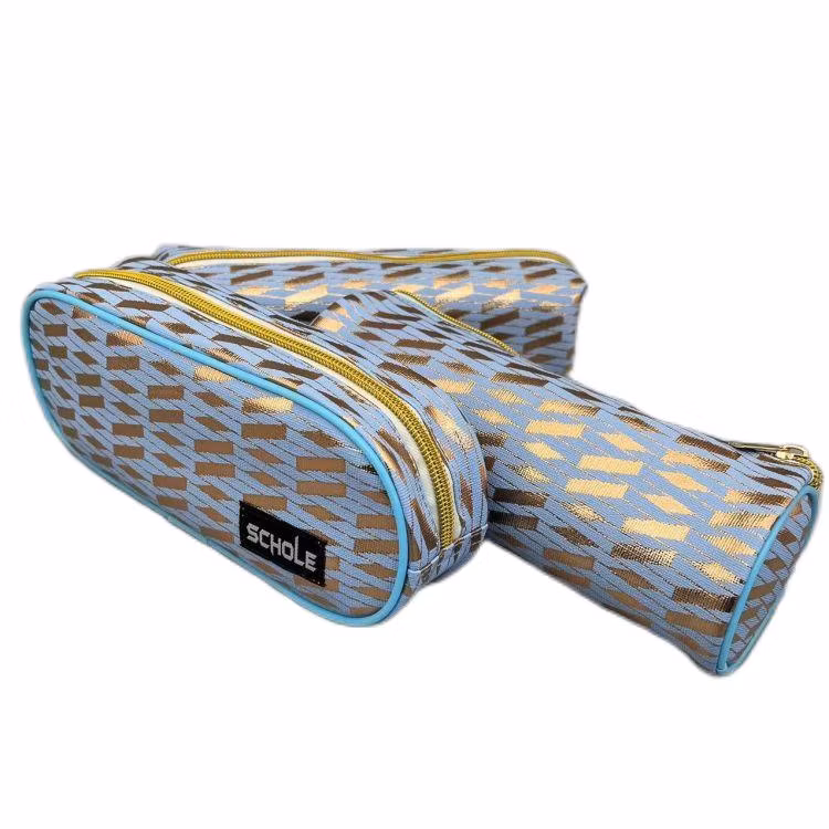 New Fashion New Material Blue Pencil Case for Student