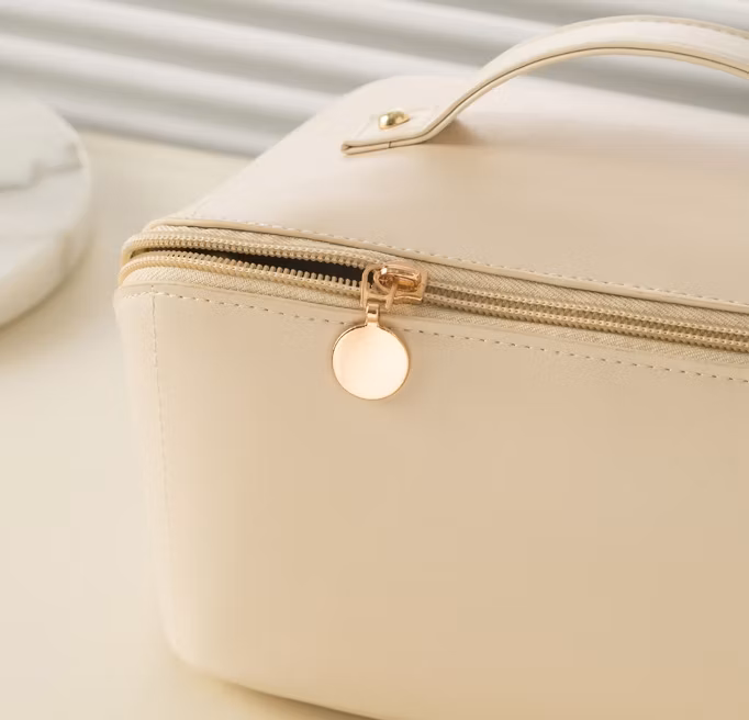 Hot Selling Travel Classic Pencil Bag Nice Cosmetic Bag Leather Pen Case