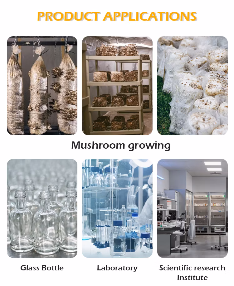 Large Capacity Steam Sterilizing Machine Mushroom Autoclave Mushroom Sterilizer