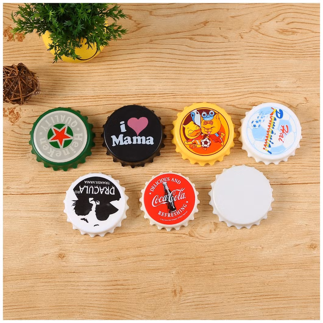 Manufacturers Wholesale Custom Logo Creative Bottle Cap Shaped Beer Opener for Advertising Promotional Gifts