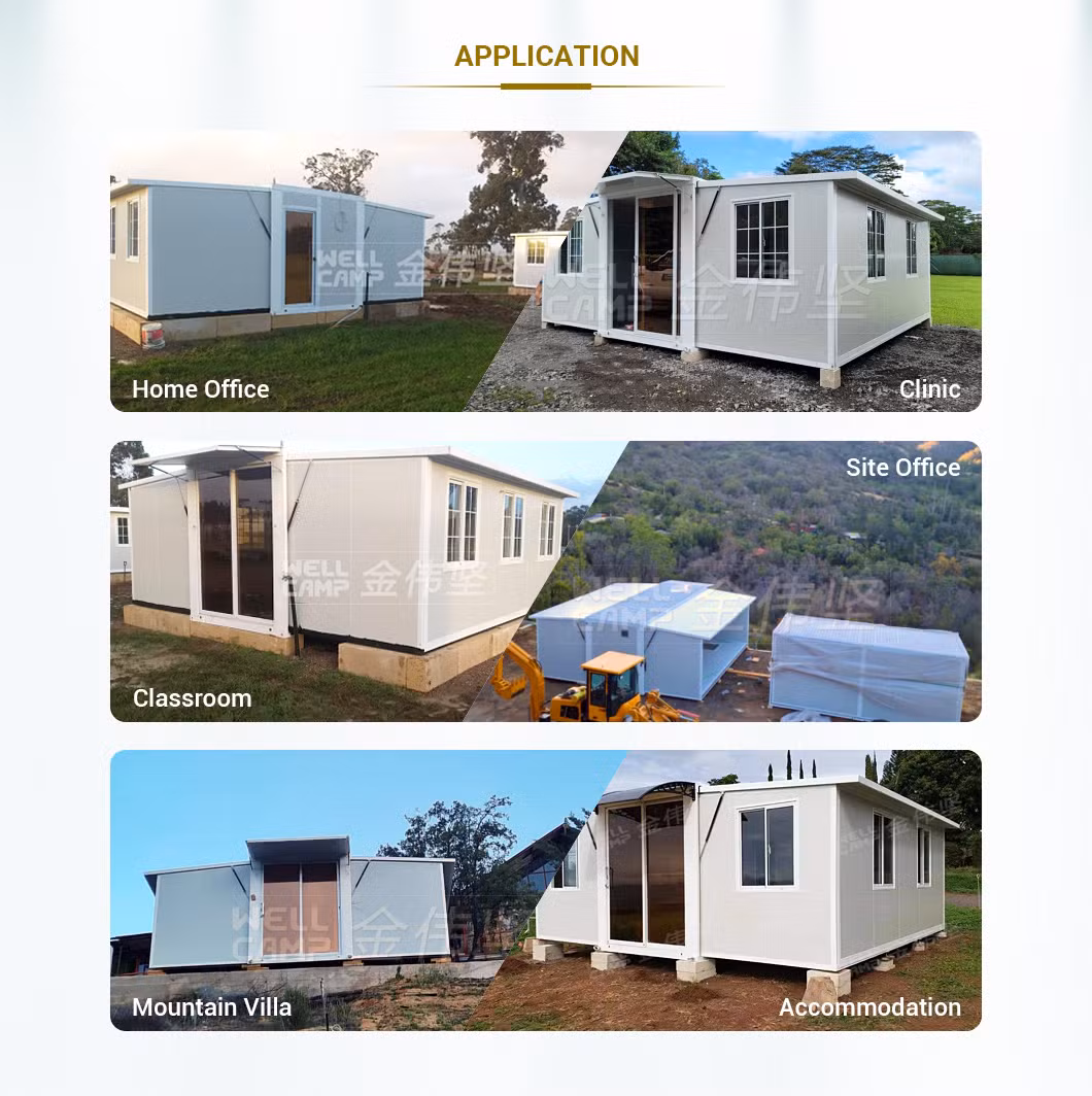 Factory Price Steel Structure Shipping Expandable Container School with CE
