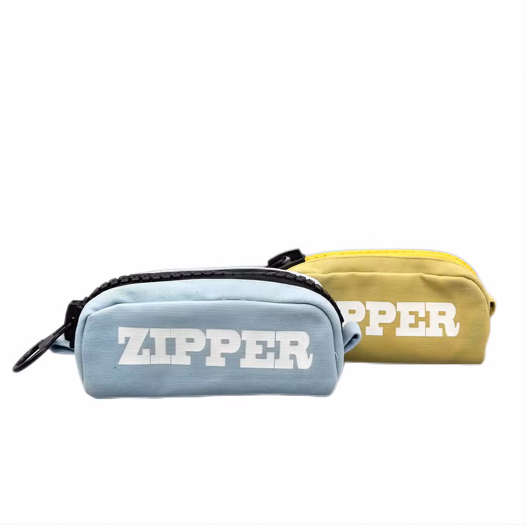 Simple Style, Large Capacity, Super Large Zipper, No Lagging, Macaron Color, Durable and Good-Looking Letter Pencil Case, Wholesale