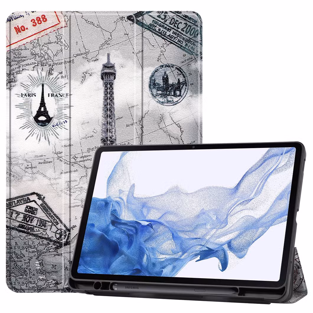 Case for Samsung Galaxy Tab S8 Sm-X700 X706 Protective Tablet Cover Case Shell with Pencil Holder