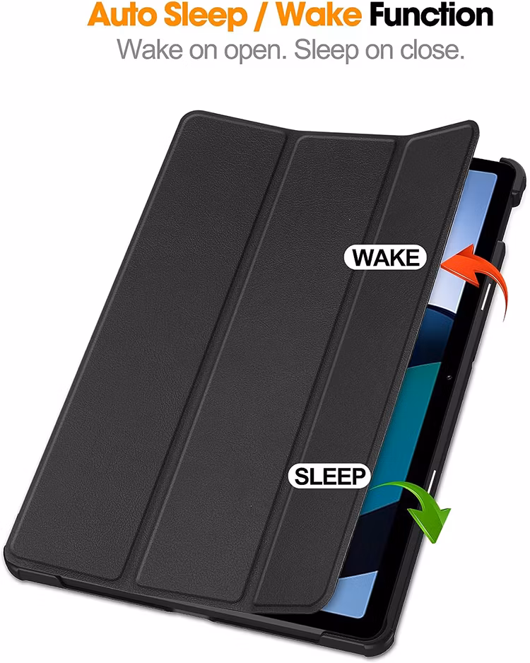 Premium PU Leather Folding Stand Smart Tablet Case for Xiaomi Redmi Pad Se 11 Inch 2023