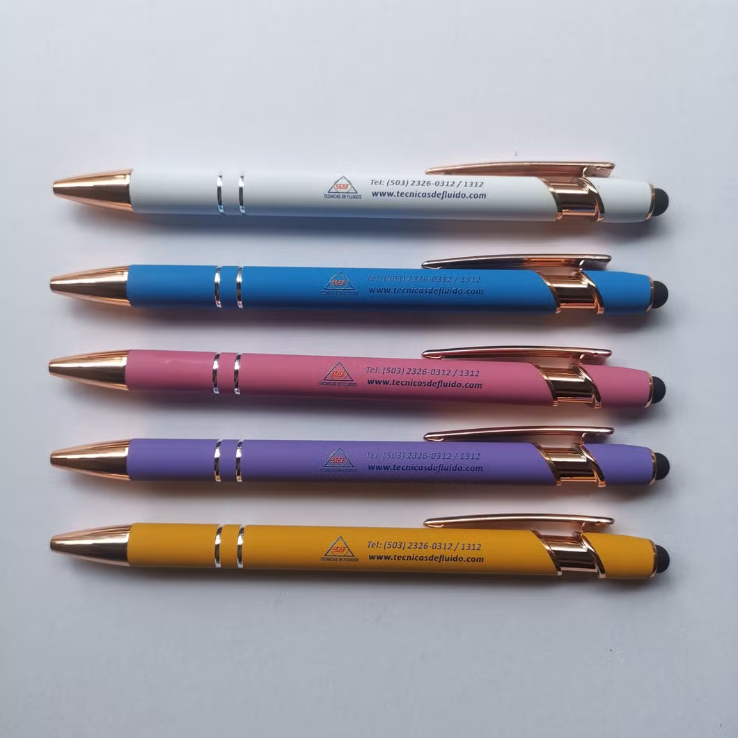 Top Quality Factory Price Promotional New Multifunction Ball Pen 2 in 1 Custom Logo Metal Customized Ballpoint Pens