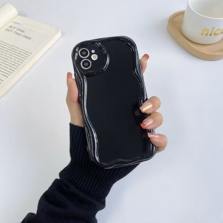 Hot Sale TPU Simple Cute Coloured Solid Mobile Phone Drop Protection Case
