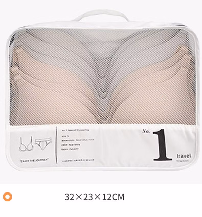 7-Piece Set Suitcase Clothes Underwear Organizer Travel Cosmetic Storage Luggage Organizer Bag
