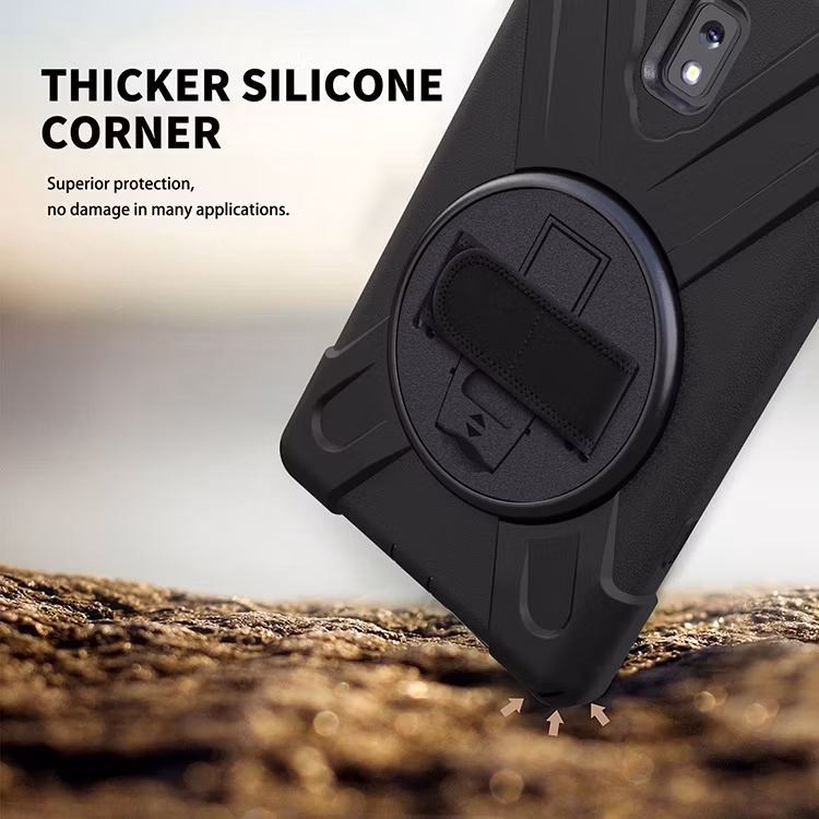 Heavy Duty Shockproof with Pencil Holder Rugged Silicone Tablet Case for Samsung Galaxy Tab Active 3 8.0 Sm-T570/T575