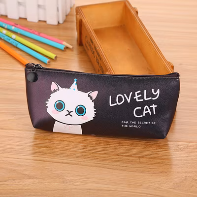 Kawaii Cats Creative Stationery Coin Purse Student Pencil Bag Cute Storage Pencil Case
