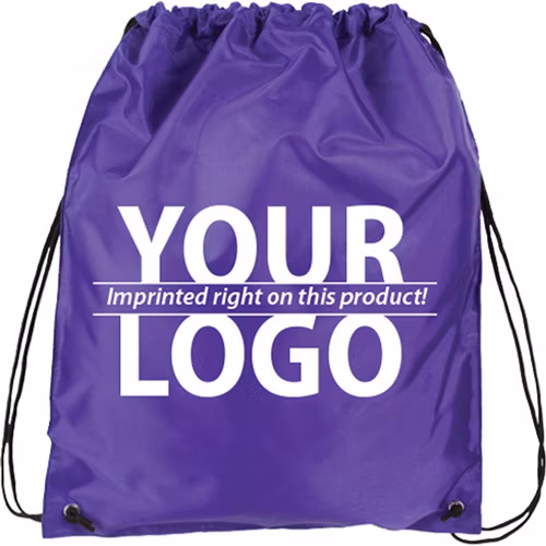 RPET Drawstring Sport Gym Backpack Nylon Promotional Foldable Marathon Beach Running Events Conference Cotton Recyclable Canvas Waterproof School Bag
