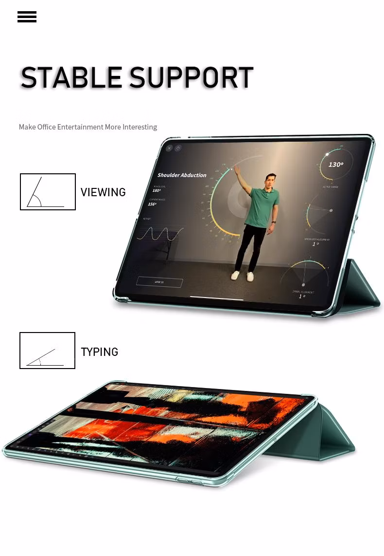 Shockproof Flip Tablet Pad Case Stand Protective Cover Shell with Auto Wake Sleep for iPad 9 Gen 8.3-11 Inch