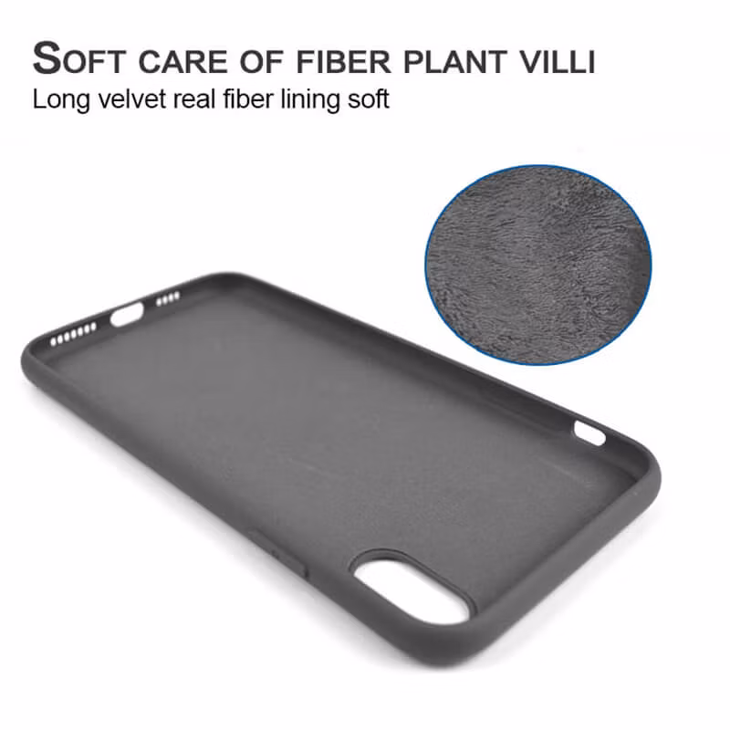 Dustproof Solid Liquid Silicone Phone Case for iPhone TPU Mobile Cover Mobile Case