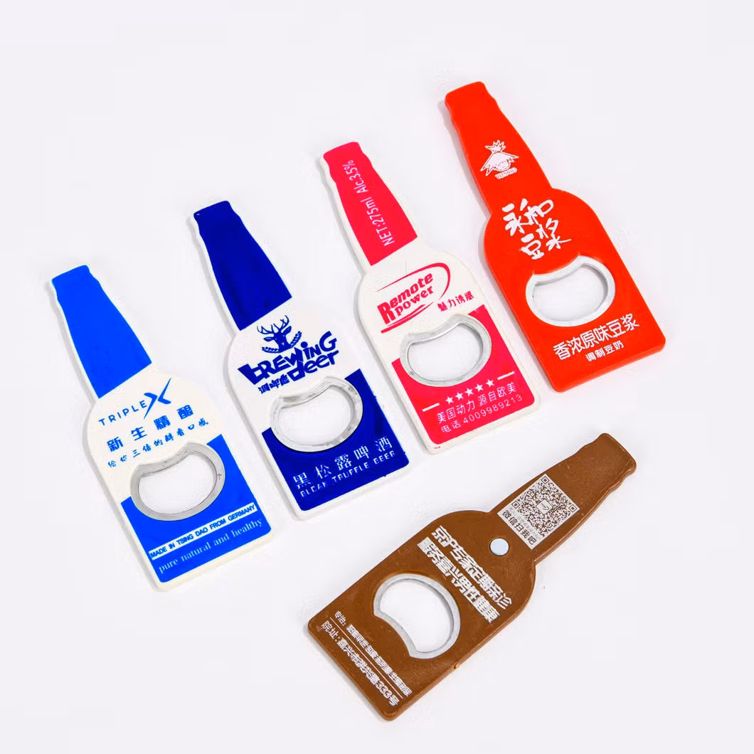 Manufacturers Wholesale Custom Logo Creative Bottle Shaped Beer Opener Custom Advertising