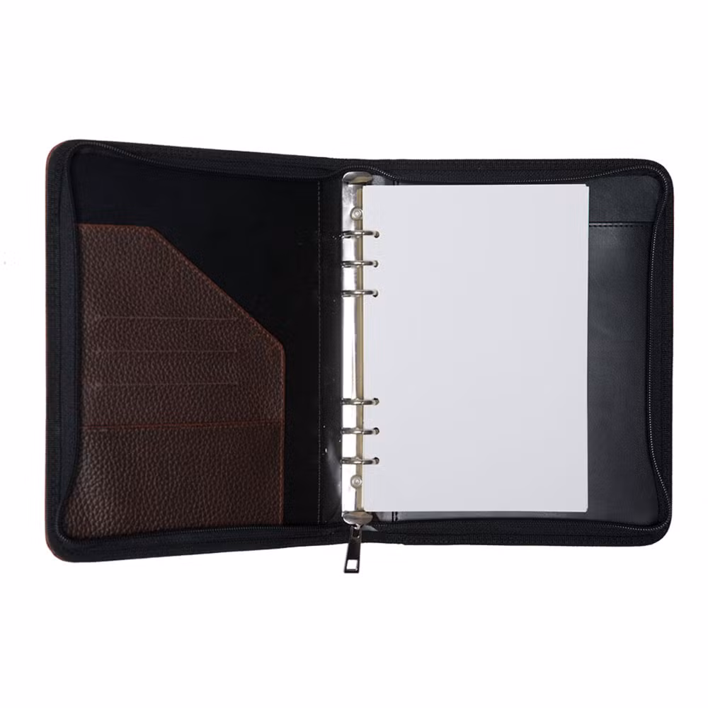 Champagne 3 Rings Portfolio Elegant A4 Menu Cover Personalised Ring Binder Folder