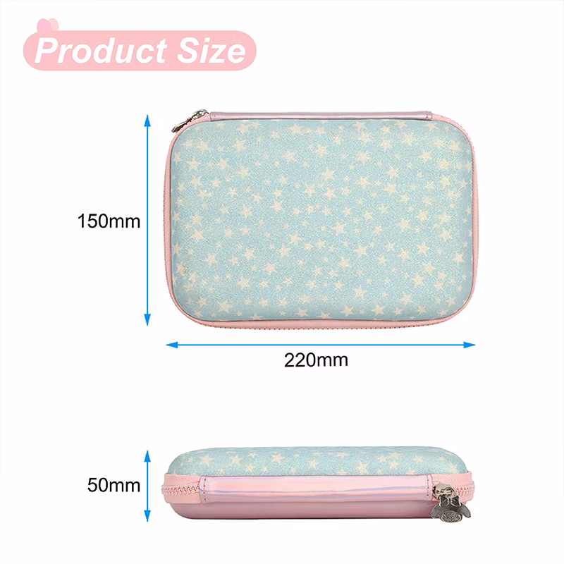 High Quality Kawaii Cartoon Cute EVA 3D Pencil Cases &amp; Bags Custom Pen Case Stationery Box Hardtop for Girls Kids