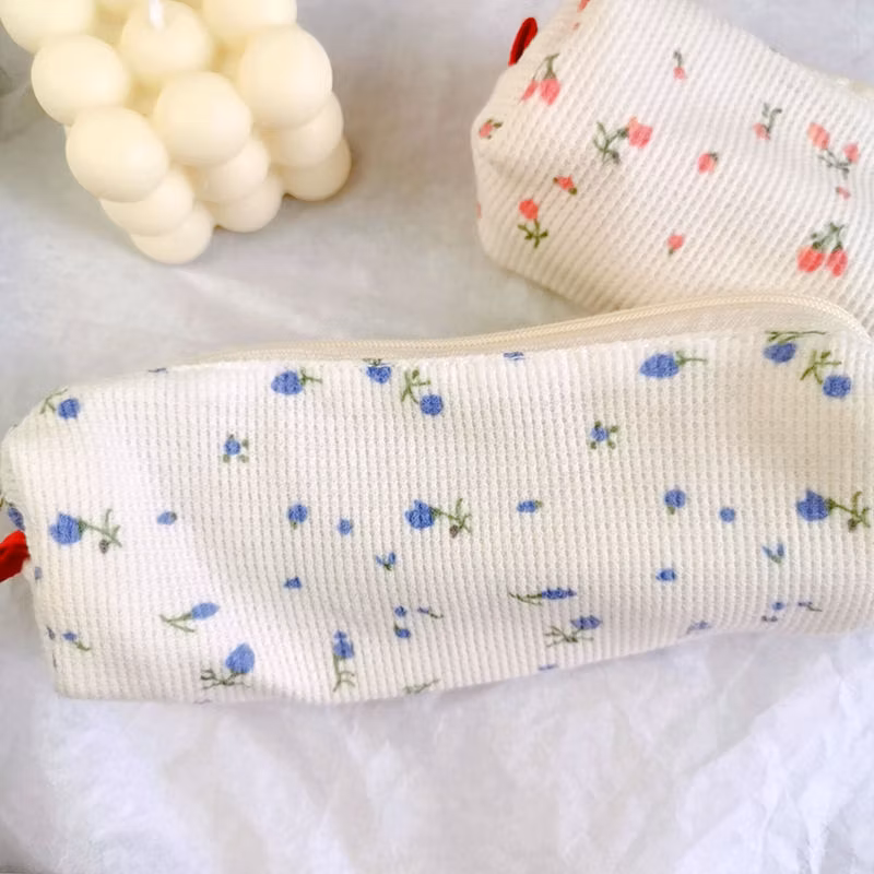 Ins Small Floral Cute Fresh Mini Stationery Storage Bag Pencil Bag