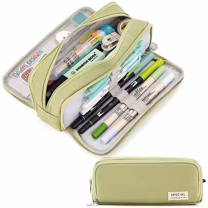 Custom Cartoon Pen Bag Stationery Cute Pencil Case Pen Pouch