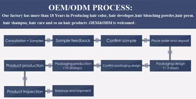 OEM ODM 76colors Permanent Professional Salon Use Ammonia Free Hair Color Cream