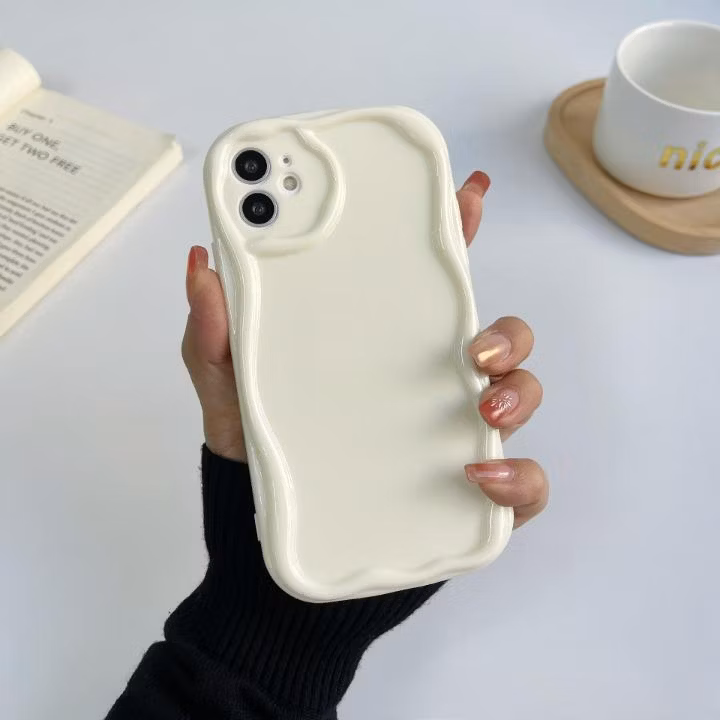 Hot Sale TPU Simple Cute Coloured Solid Mobile Phone Drop Protection Case