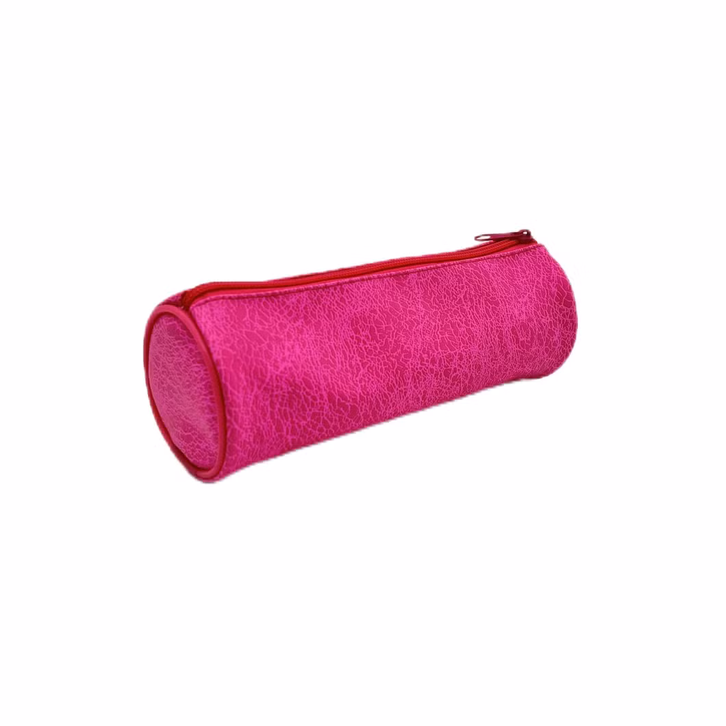 Cylinder Crack Fashion Pencilbag Pen Case 1zipper for Primary School College