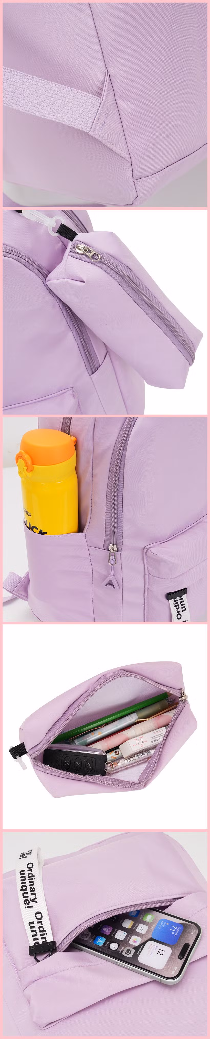 Retail and Wholesale Boys and Girls School Bag with Pencil Case