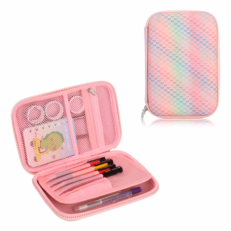High Quality Kawaii Cartoon Cute EVA 3D Pencil Cases &amp; Bags Custom Pen Case Stationery Box Hardtop for Girls Kids