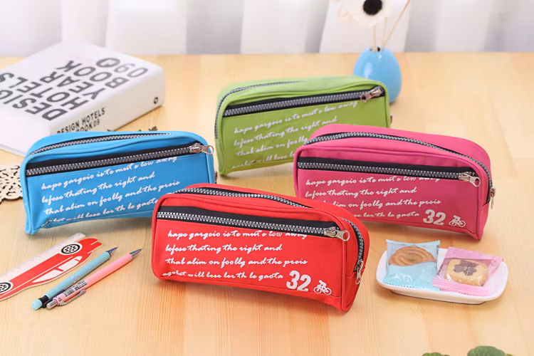Exquisite Multi-Color Double Layer Pencil Case for Children