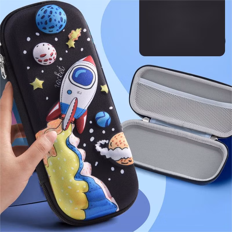 Elementary School Pencil Case Children&prime;s Large Capacity 3D Stationery Case Pencil Case
