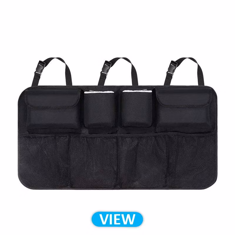 Factory Price Custom Car Storage Bag Durable and Reusable Oxford Fabric Backseat Organizer