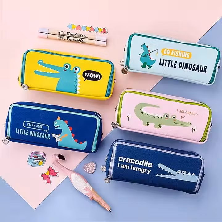 Custom Cartoon Pen Bag Stationery Cute Pencil Case Pen Pouch