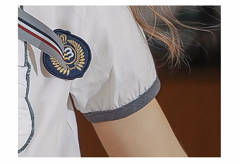 New Summer Elementary School Student Performance Costume Short-Sleeved Shorts Pleated Skirt