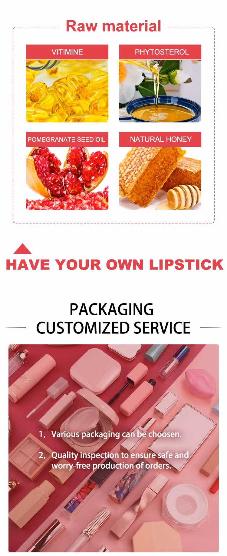 Private Label High Pigment Shimmer Glossy Lipgloss Lip Makeup Cosmetics