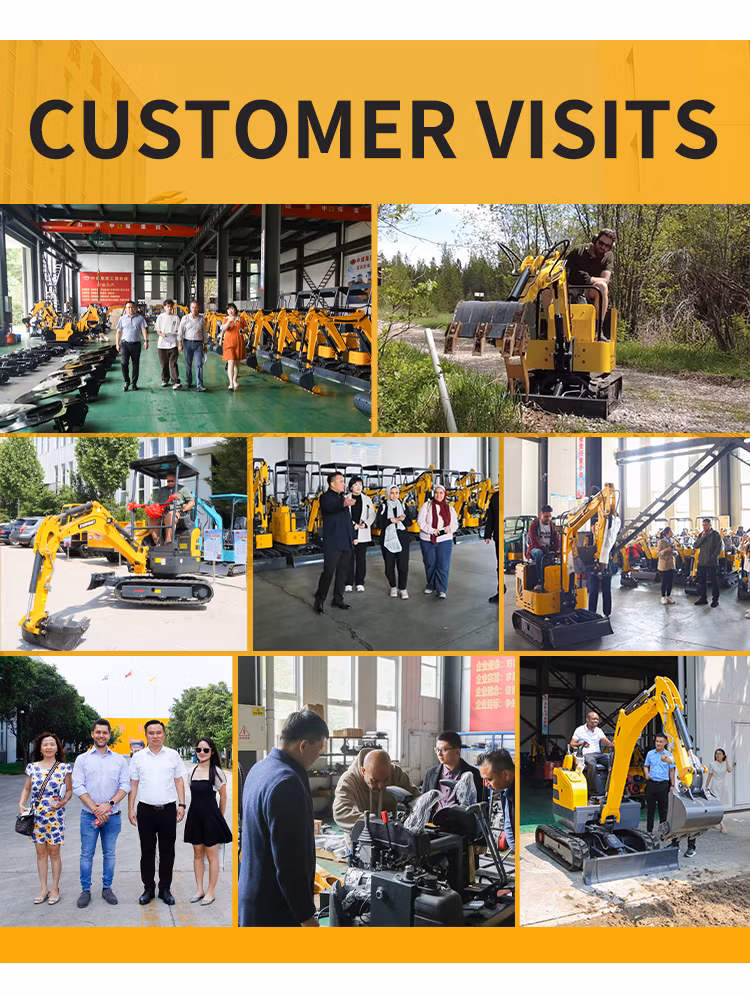 Earth Bucket Garden Farm Compact Multi-Function Bagger Wheel Loader Backhoe Agricultural Orchard Construction Hydraulic Crawler Small Mini Digge Excavator