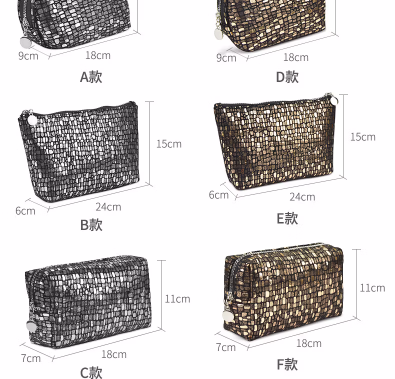 Custom Processing Simple Care Bag New Design Portable Storage Girls Toiletry Bag Makeup Bag Vegan Material Wash Bag