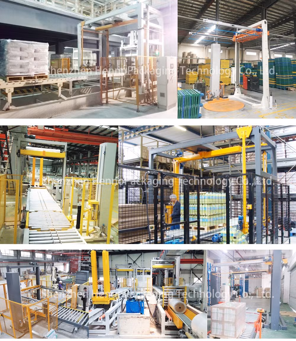 Fully Automatic Dairy Foods Ice Cream Case Packer Packaging Line with Pallet Top Foil Wrapper for Box Palletizer Line Packaging
