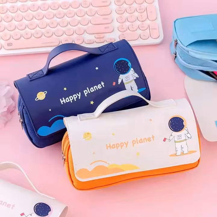 Custom Cartoon Pen Bag Stationery Cute Pencil Case Pen Pouch