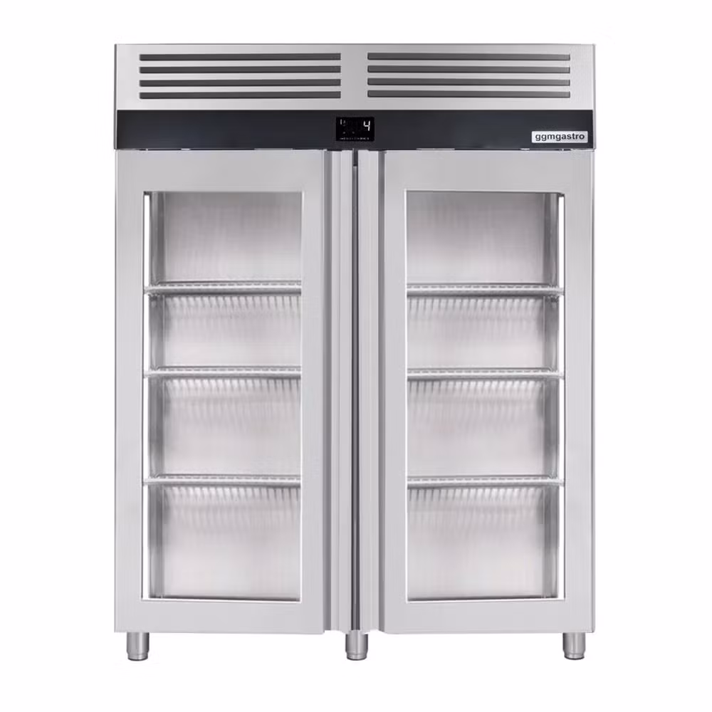 Commercial Double Door Large Capacity Stainless Steel Refrigerator Equipments for Kitchen Supermarket and Restaurant Freezer