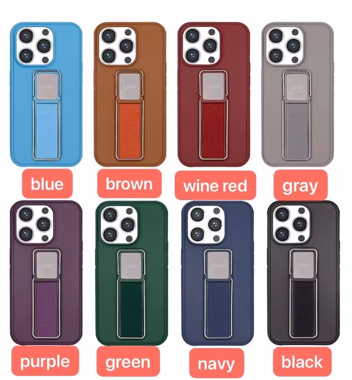 Customized New Invisible Stand Phone Covers Protection Case with Multiple Models