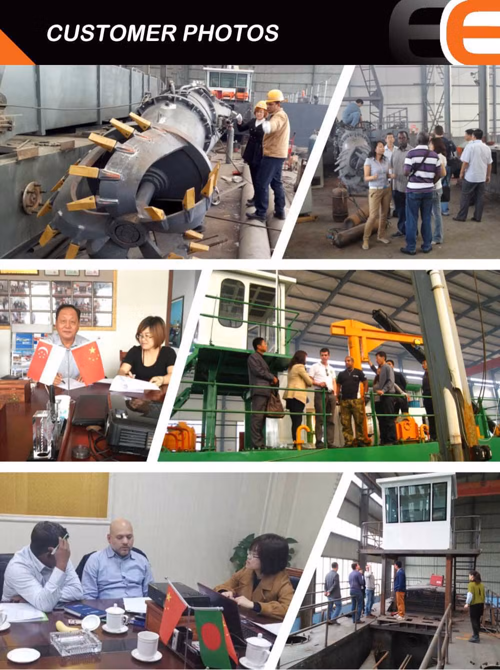 Eterne Multi-Function Amphibious Dredger Project Master Cutter Suction Pump Multipurpose Dredger Self-Propelled Boat Excavator in Swamp and Water