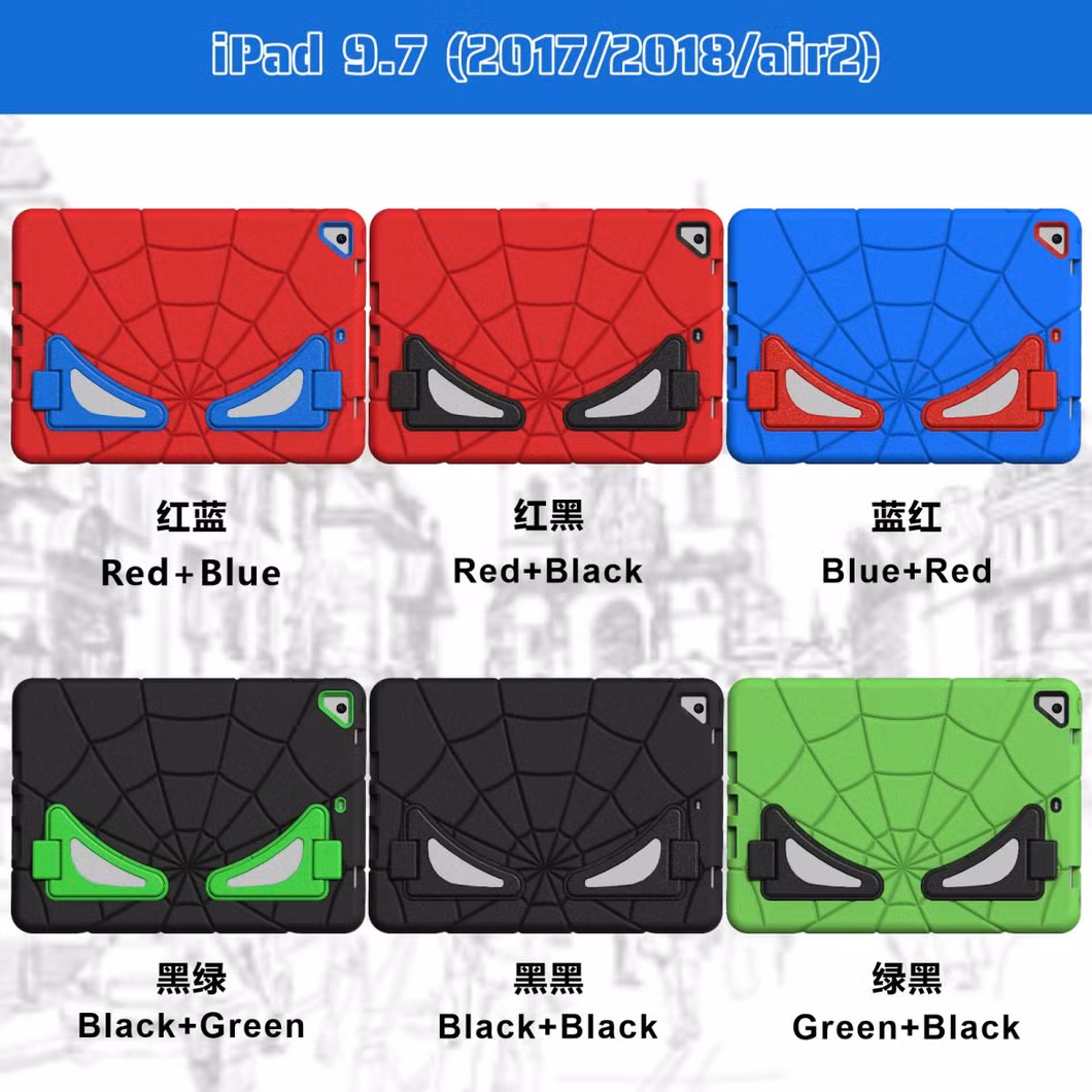 Multi-Functional Shockproof Pencil Holder Kickstand Tablet Case for iPad 9.7