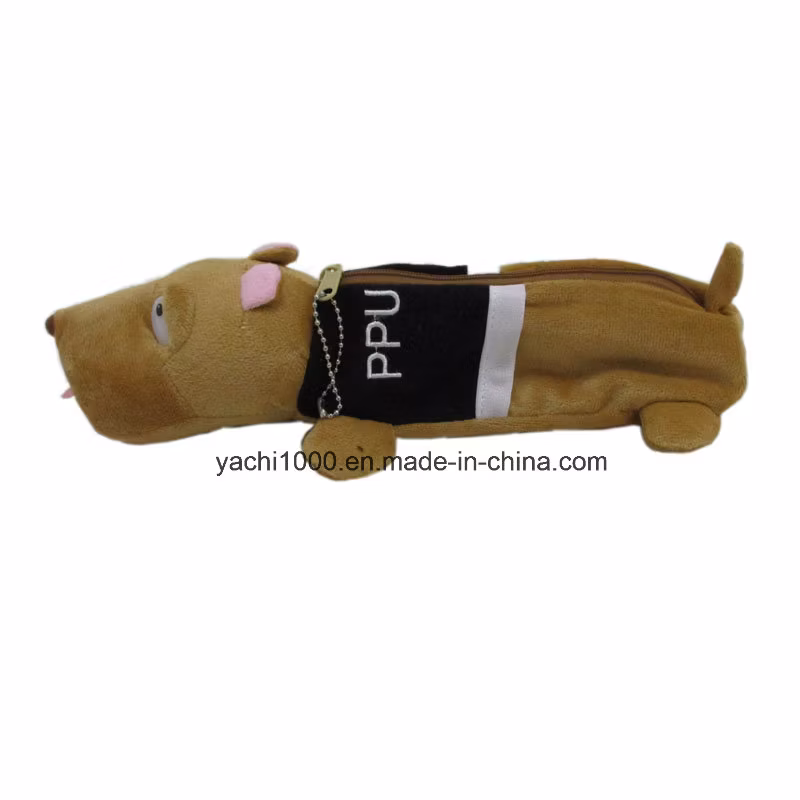 Soft Plush Dog Pencil Case
