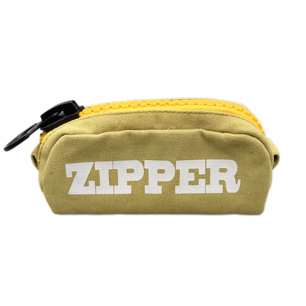 Simple Style, Large Capacity, Super Large Zipper, No Lagging, Macaron Color, Durable and Good-Looking Letter Pencil Case, Wholesale