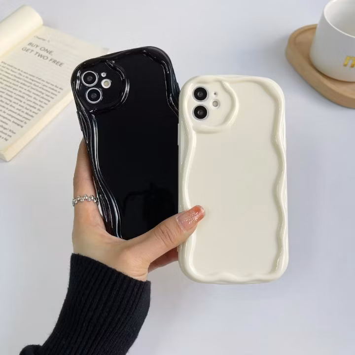Hot Sale TPU Simple Cute Coloured Solid Mobile Phone Drop Protection Case